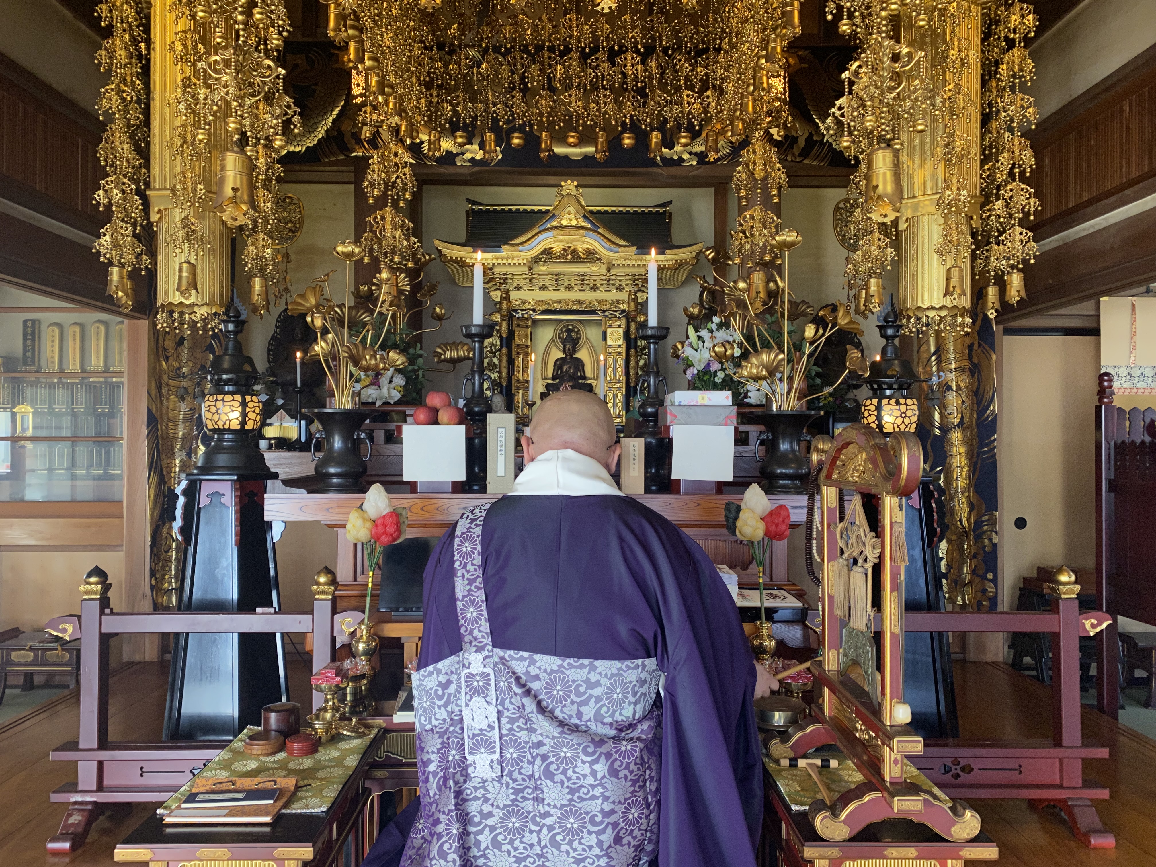 令和3年12月22日本覚寺新年祈祷札開眼法要